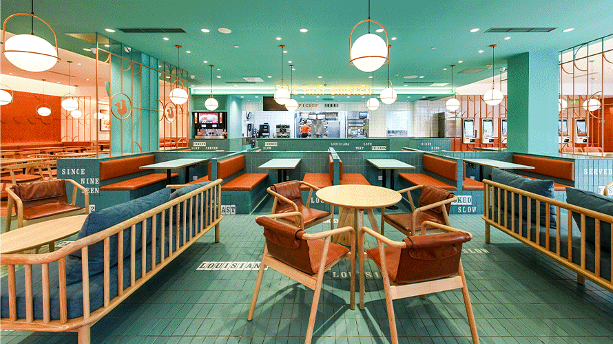popeyes restoran tasarımları ve logosunda değişikliğe gidiyor 13 popeyes refresh interior gif content 2020