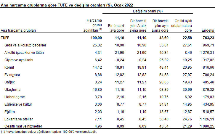 tüi̇k ocak enflasyonu %48,69 ile zirvede 13 tuik5