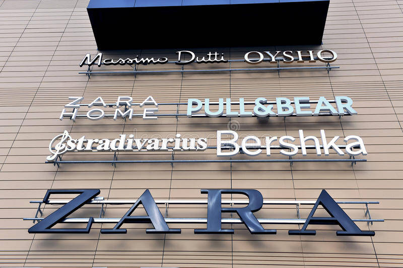 inditex - zara grubu güçlü bir şekilde büyüyor 19 inditex group fashion brands logos split croatia february logotypes mall split february world famous retailer 89078446