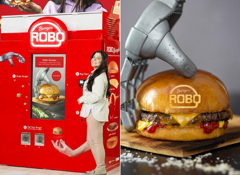 Dünyanın İlk Burger Otomatı Roboburger AVM’lere Giriyor