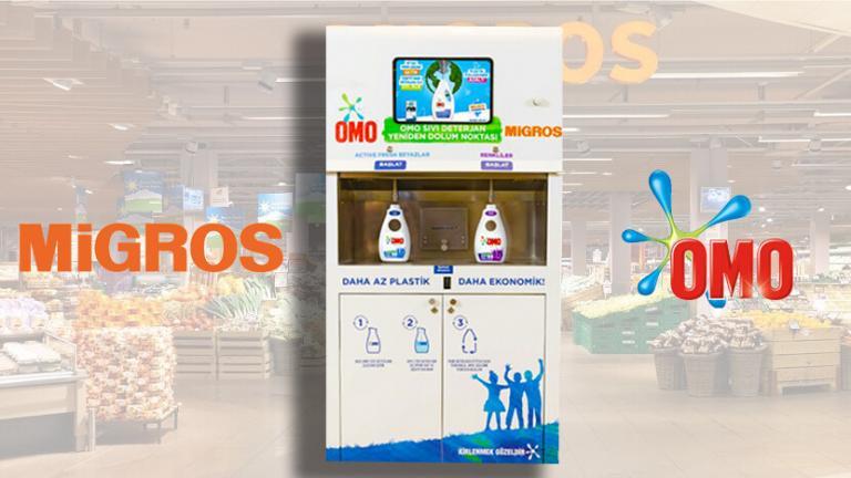 Migros ve OMO İşbirliği ile Deterjanlar Artık Doldurularak Satılabilecek