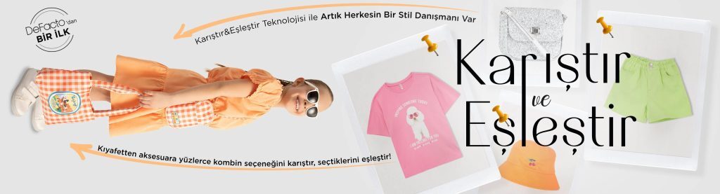defacto 'karıştır ve eşleştir' ile sektöre bir yenilik sunuyor