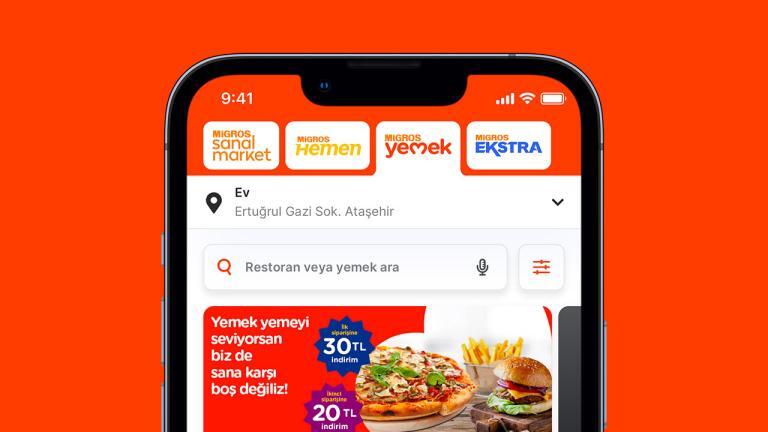 Migros, Online Yemek Siparişi Sektörüne Giriyor: “Migros Yemek”