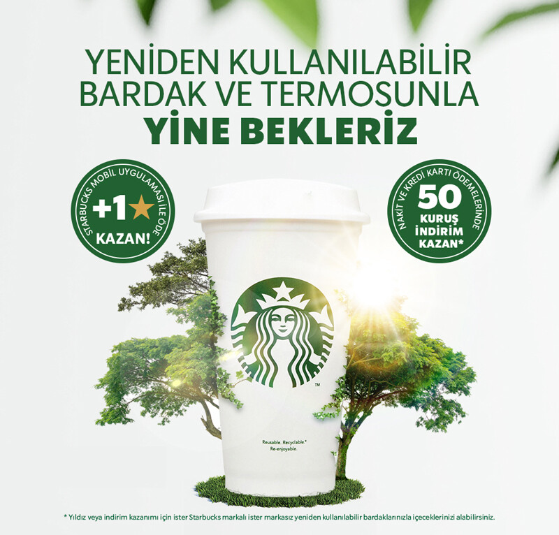 starbucks kendi bardağını getirenlere i̇ndirim uygulayacak 25 starbucks kendi bardağını getirenlere i̇ndirim uygulayacak