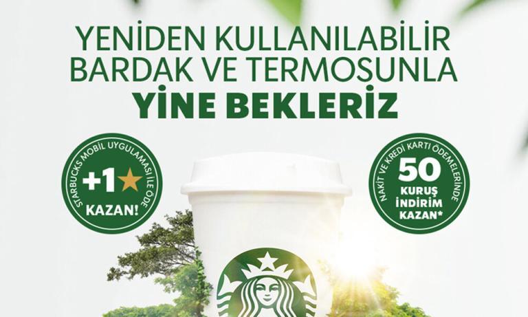 Starbucks Kendi Bardağını Getirenlere İndirim Uygulayacak