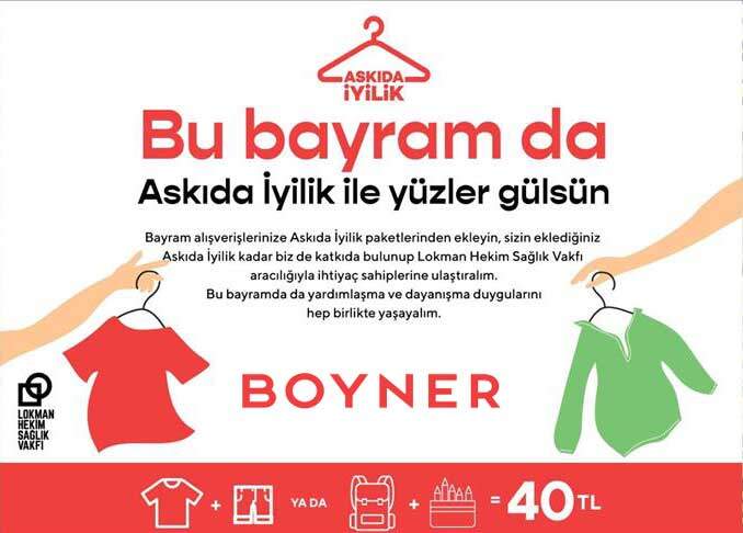 Boyner, Her Bayram Olduğu Gibi ‘Askıda İyilik’ Diyor