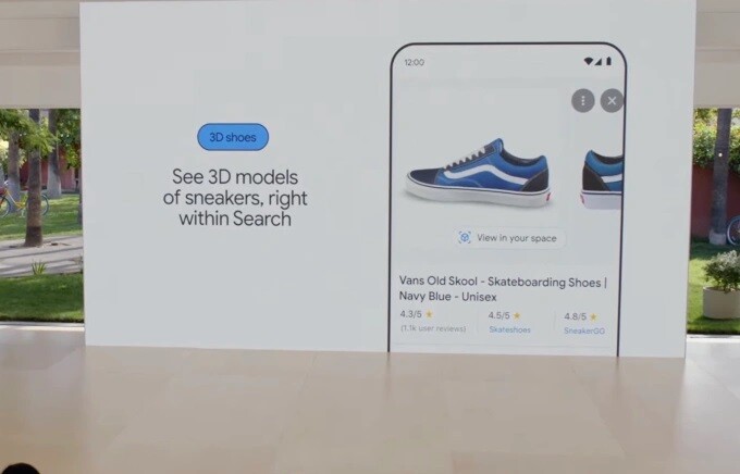 google, 3d spor ayakkabı aracını ve yeni alışveriş özelliklerini piyasaya sürdü