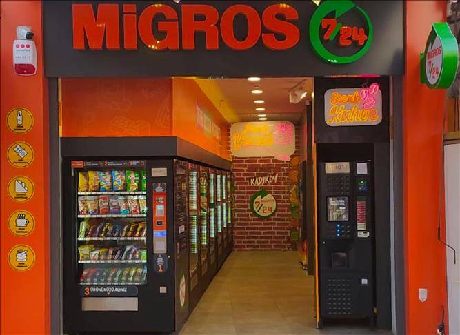 Migros’dan Türkiye’nin İlk Self Servis Otomat Mağazası