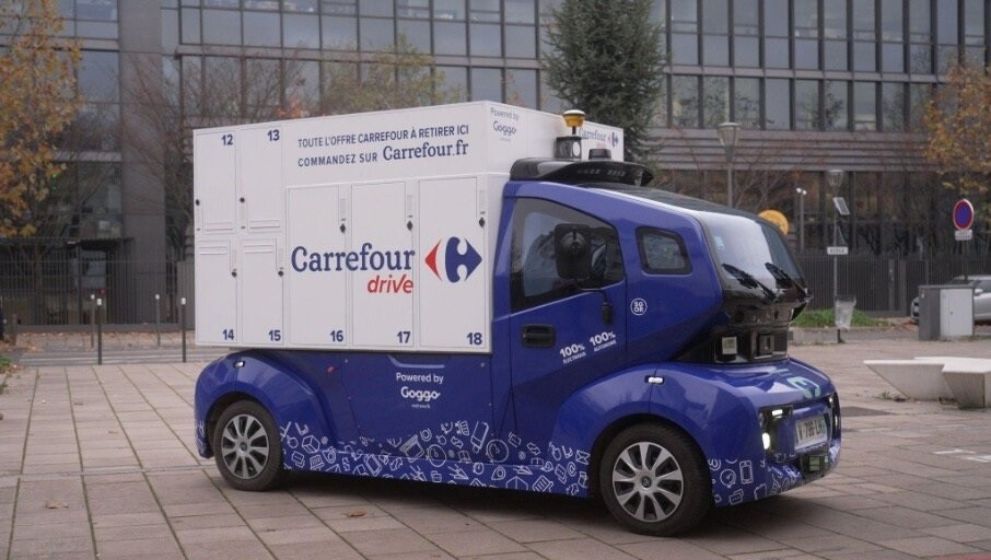 carrefour otonom teslimat kamyonunu test ediyor