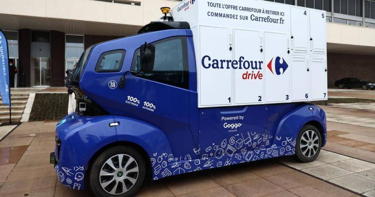 Carrefour Otonom Teslimat Kamyonunu Test Ediyor