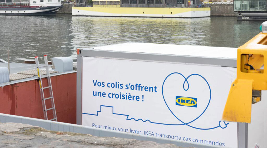 ikea, paris’te sürdürülebilir tekne teslimatlarına başlıyor