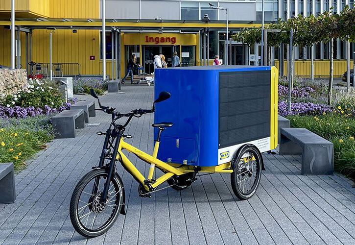 Ikea, Güneş Enerjisiyle Çalışan Teslimat Bisikletlerini Piyasaya Sürüyor