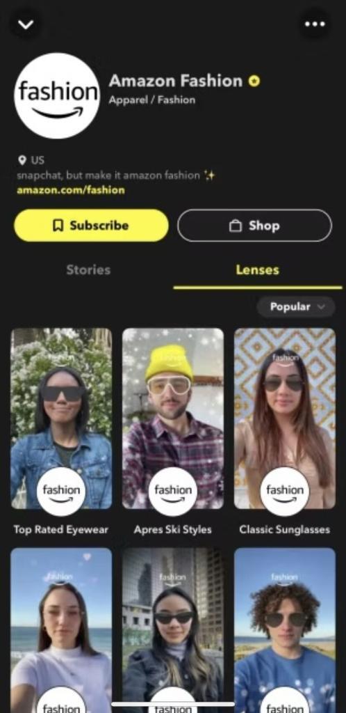 snap ve amazon fashion, yeni ar alışveriş deneyimi yaratıyor 8 snap ve amazon fashion, yeni ar alışveriş deneyimi yaratıyor