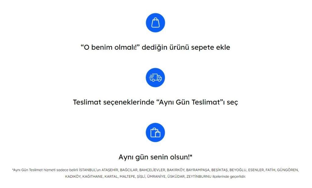 mavi, '2 saatte teslimat' hizmetini hayata geçirdi