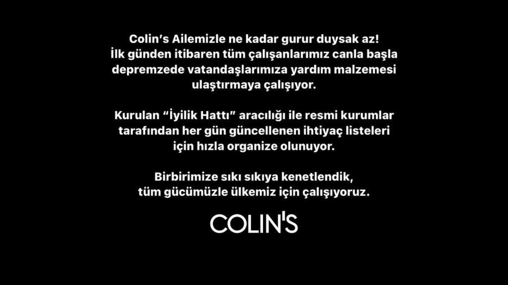 colins deprem