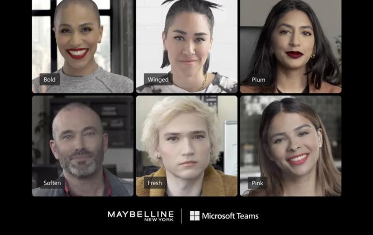 Maybelline, Microsoft Teams için Sanal Makyajı Başlatıyor