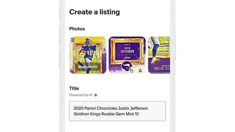 ebay, üretken yapay zeka ile e-ticaret listelemelerini kolaylaştırıyor