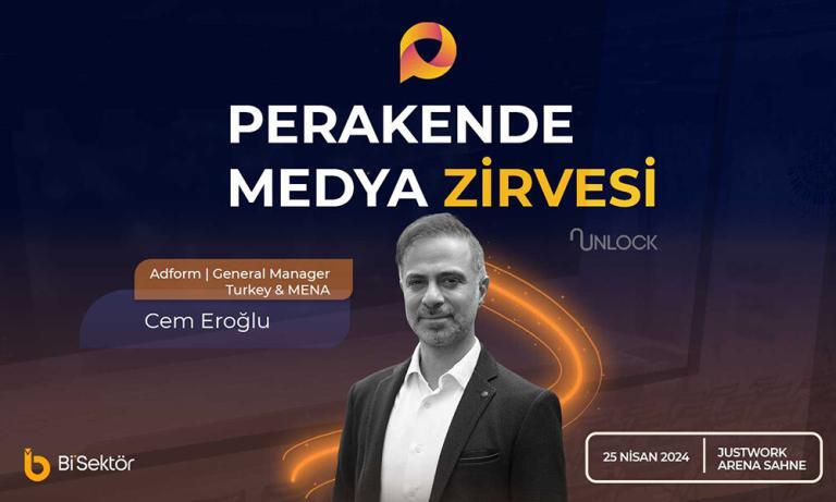 Cem Eroğlu, Perakende Medya Zirvesi Sahnesinde