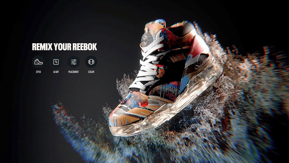 reebok, yapay zeka tabanlı dijital spor ayakkabı tasarımı için instagram ile i̇ş birliği yapıyor