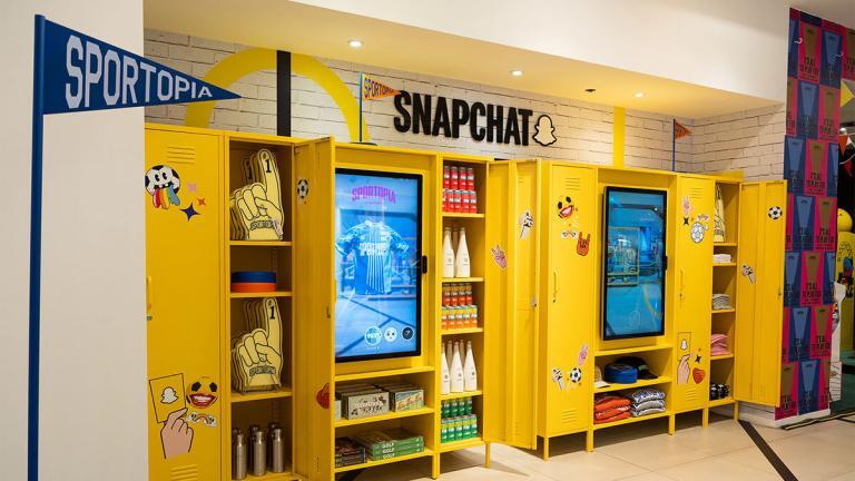 Selfridges ve Snapchat, Spor Yazını Kutlamak için AR Giyinme Odası Açtı