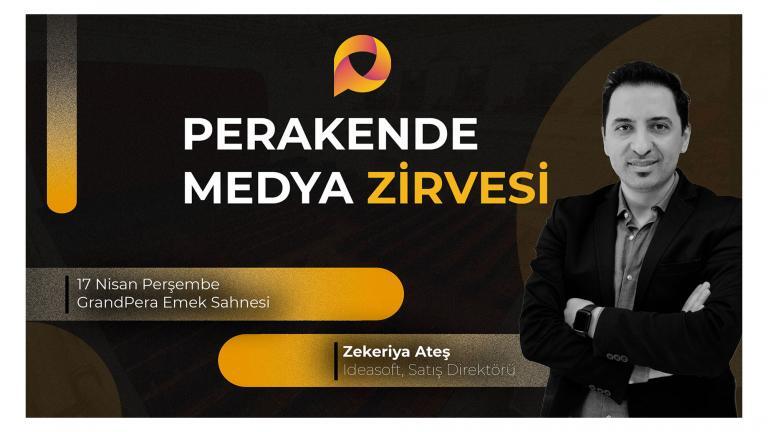Zekeriya Ateş, Perakende Medya Zirvesi 2025 Sahnesinde