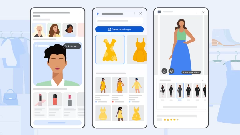Google, Alışveriş Deneyimine Yeni Vision Match ve Try-On Yetenekleri Ekliyor