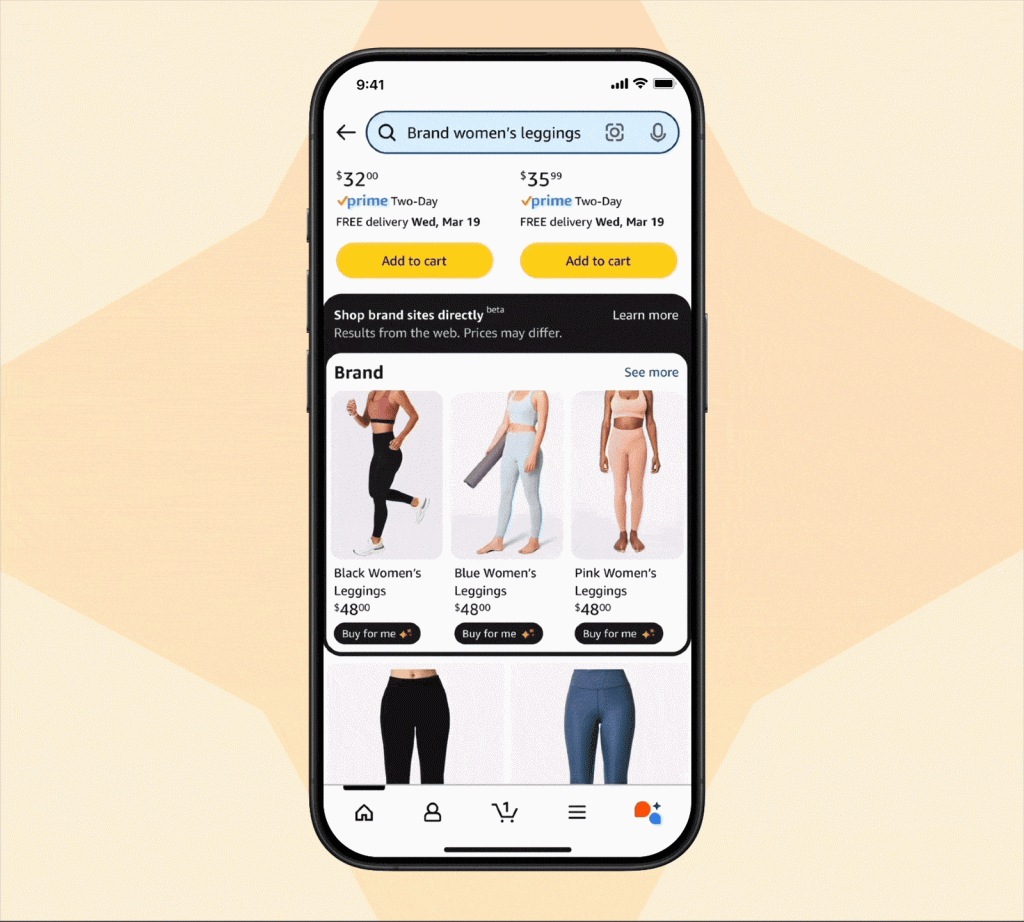 amazon, yapay zeka destekli shop direct programını yeni satıcı ürün akışlarıyla genişletiyor