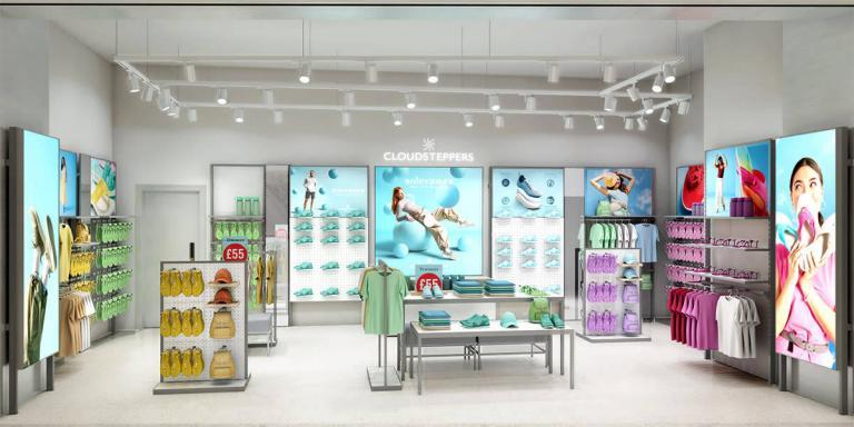 Clarks, Cloudsteppers Serisini Bağımsız Olarak Mağazalaştırıyor