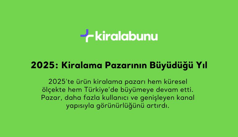 Ürün Kiralama 2025’te 1,1 Trilyon TL’ye Ulaştı: Kiralabunu Verileri Modelin Kalıcılaştığını Gösteriyor