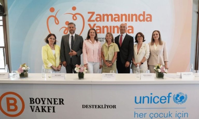 Boyner Vakfı ve UNICEF Türkiye’den Çocuk Gelişimine Destek Projesi