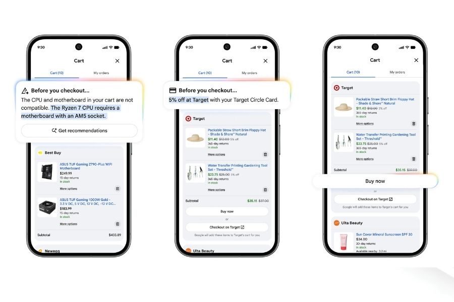 google, “universal cart” ile perakendede yeni bir ai alışveriş katmanı kuruyor 7 google