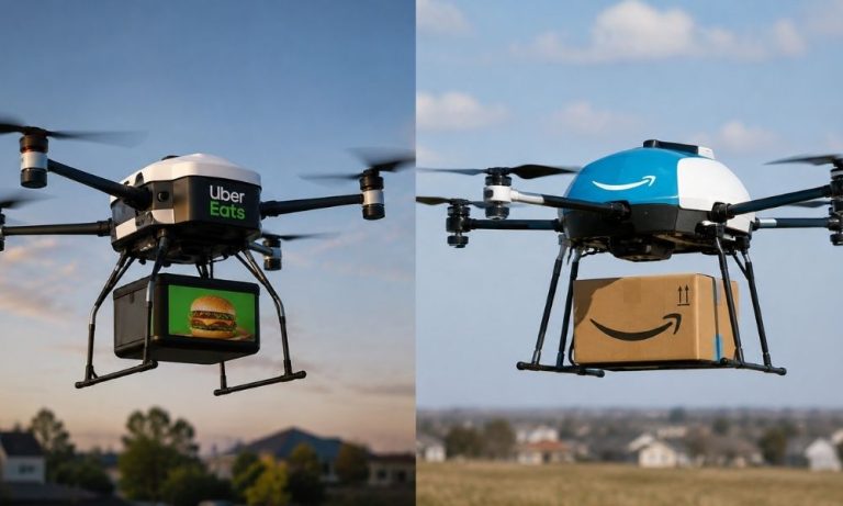 Amazon’dan Sonra Uber Eats de Drone Teslimatına Geçiyor: Son Kilometre Havaya Taşınıyor