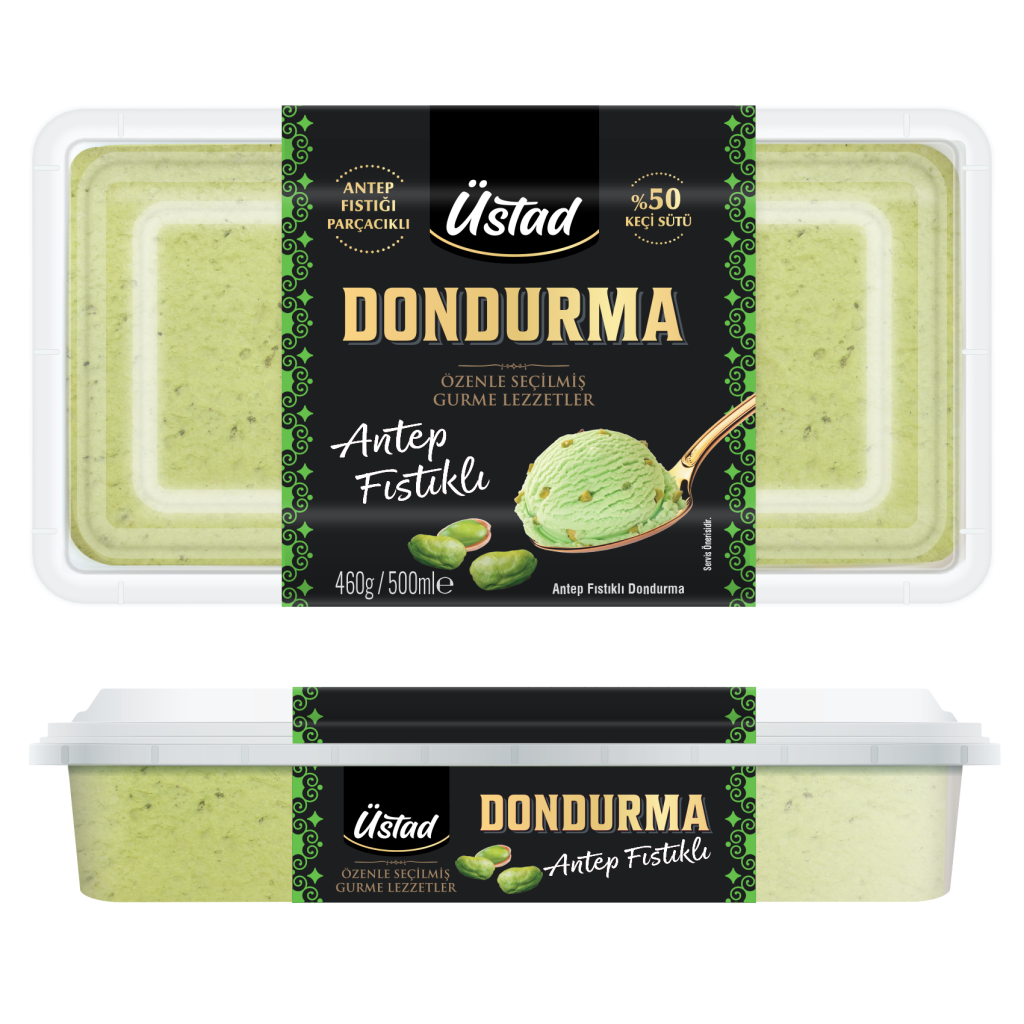 ustad dondurma antep fistikli 500ml karpedo