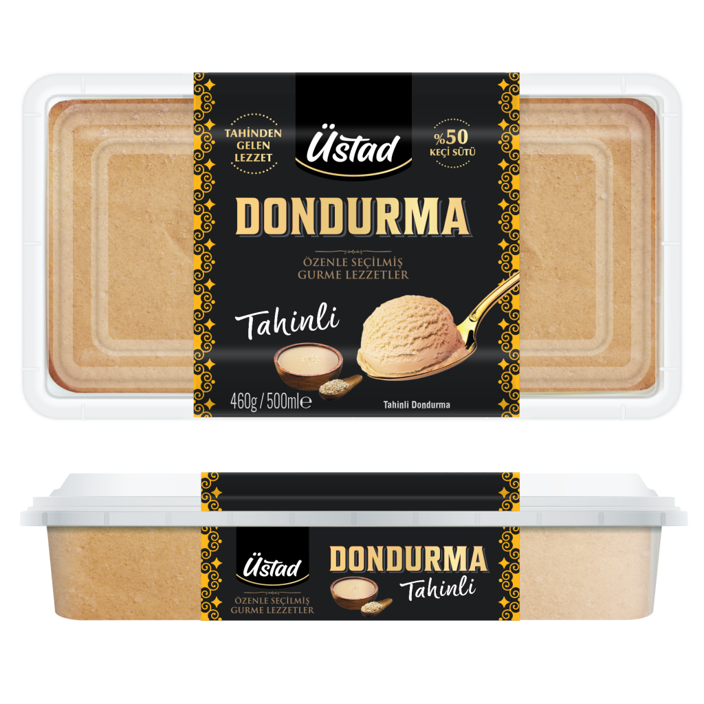 ustad dondurma tahinli 500ml karpedo