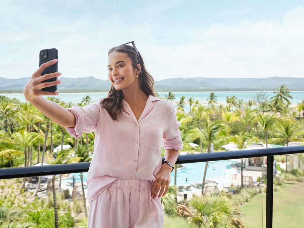 zemi miches punta cana all inclusive resort curio collection by hilton guest room balcony selfie