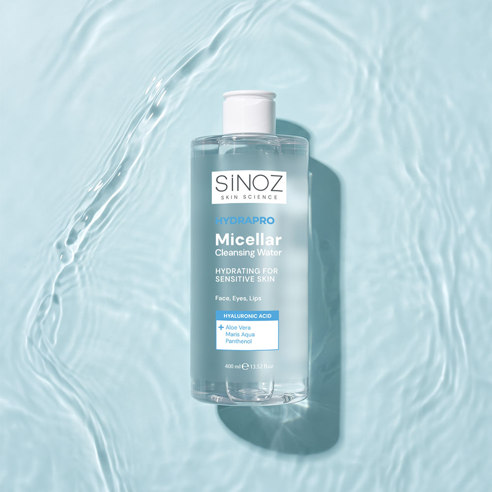sinoz'la günün i̇zlerini geride bırak, makyajını nazikçe temizle 7 micellar hydrapro